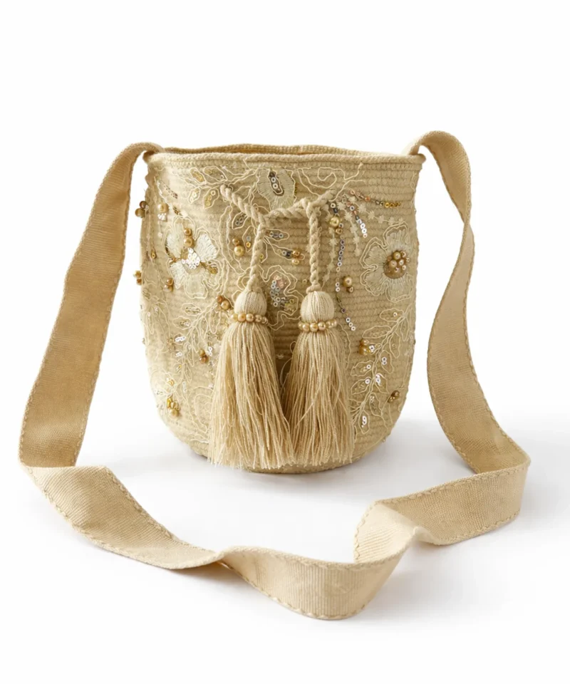 Alternative view of Mochila Mediana Recamada Wayuu
