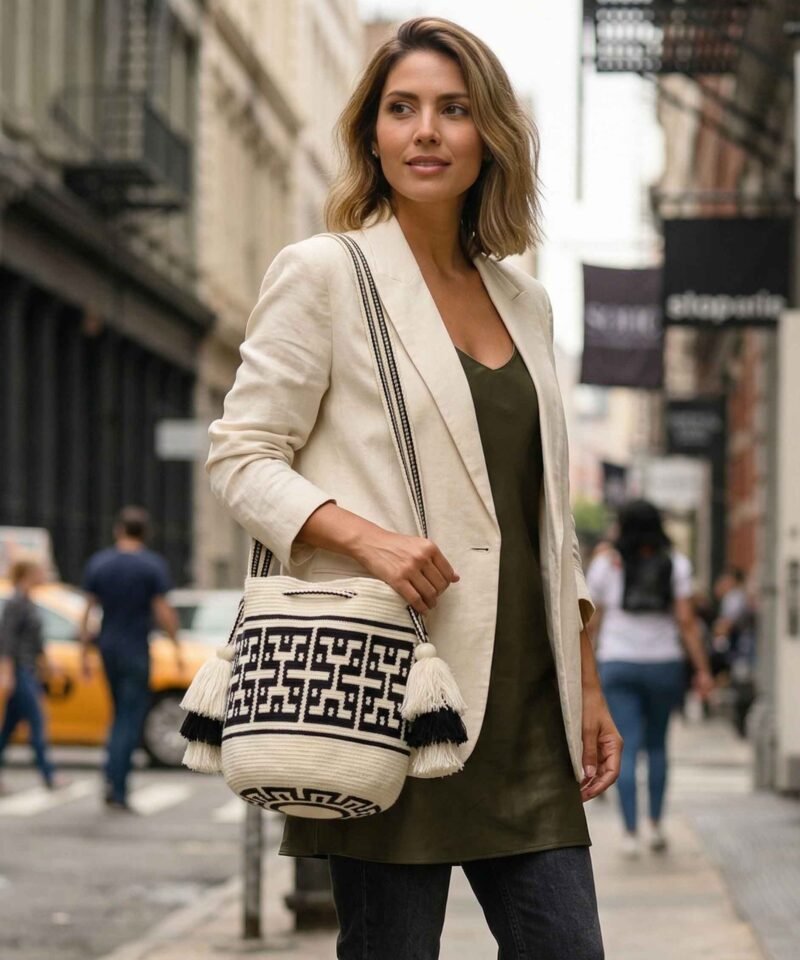 Alternative view of Mochila Mediana Cascada Lateral