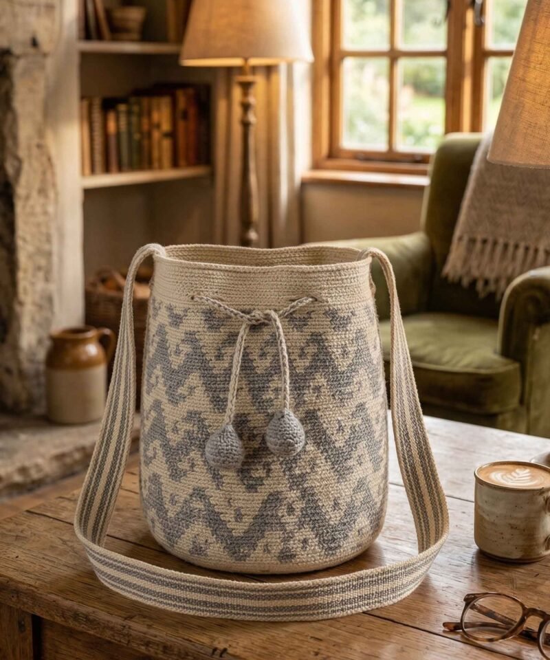 Mochila Mediana 1 Hebra Hilos de Seda