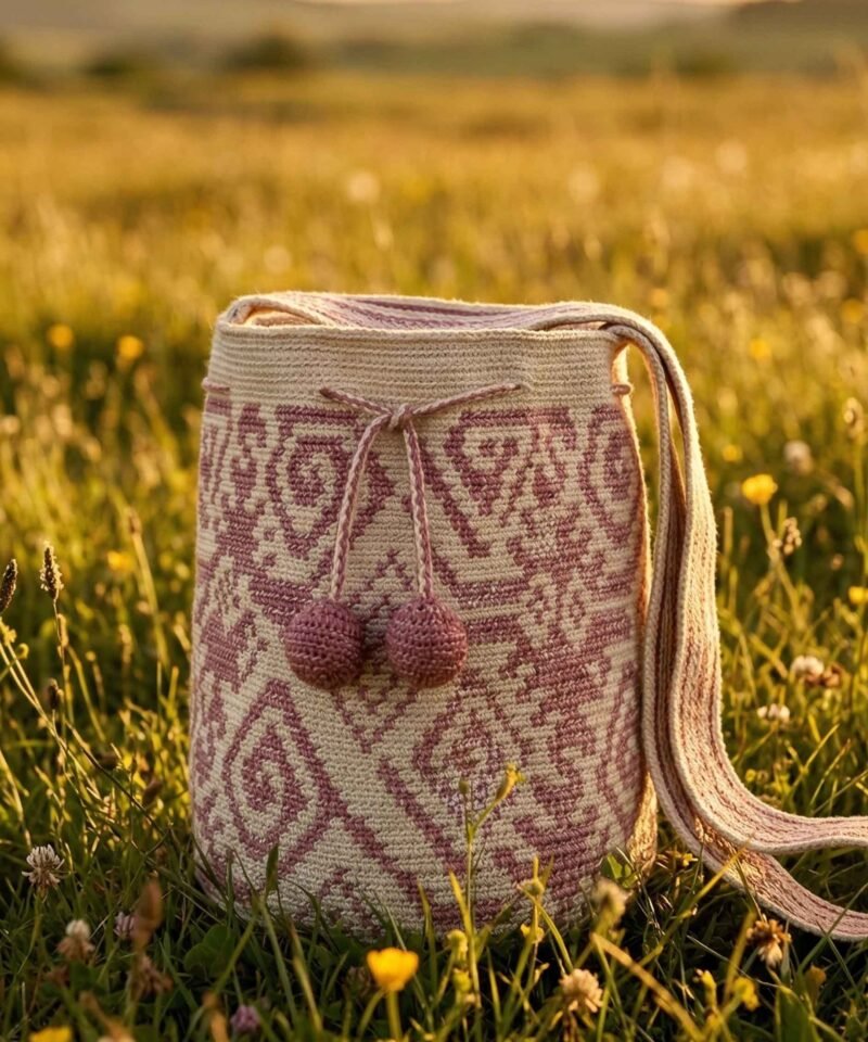 Alternative view of Mochila Mediana 1 Hebra Hilos de Seda