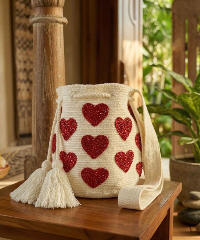 Mochila Mediana Corazones