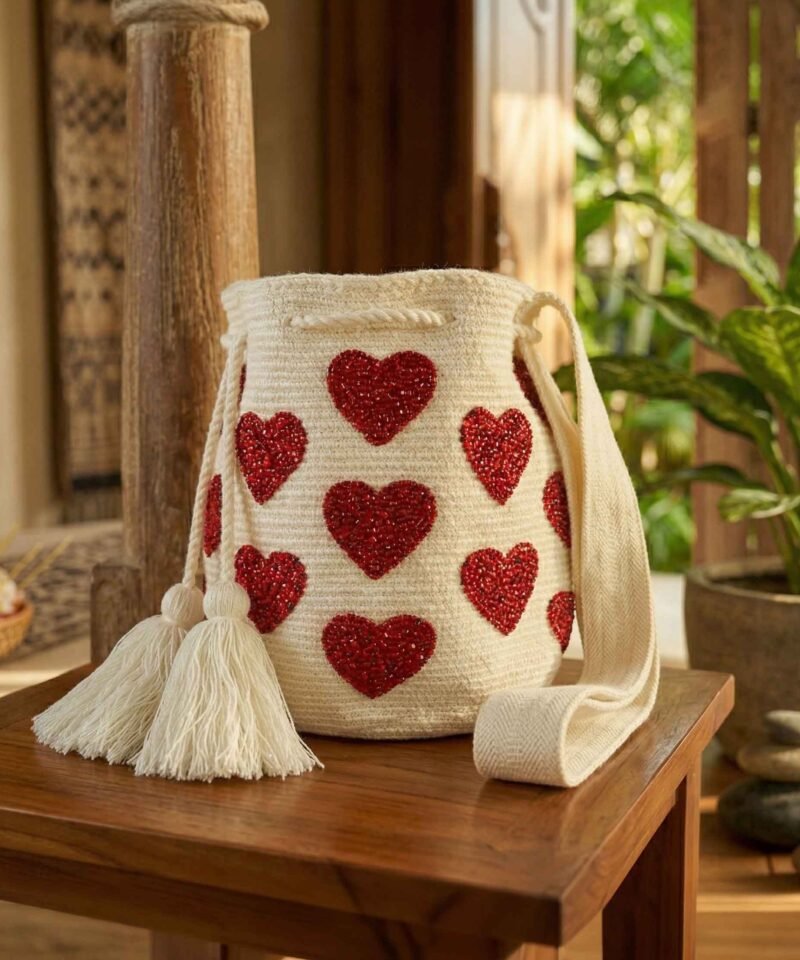 Mochila Mediana Corazones