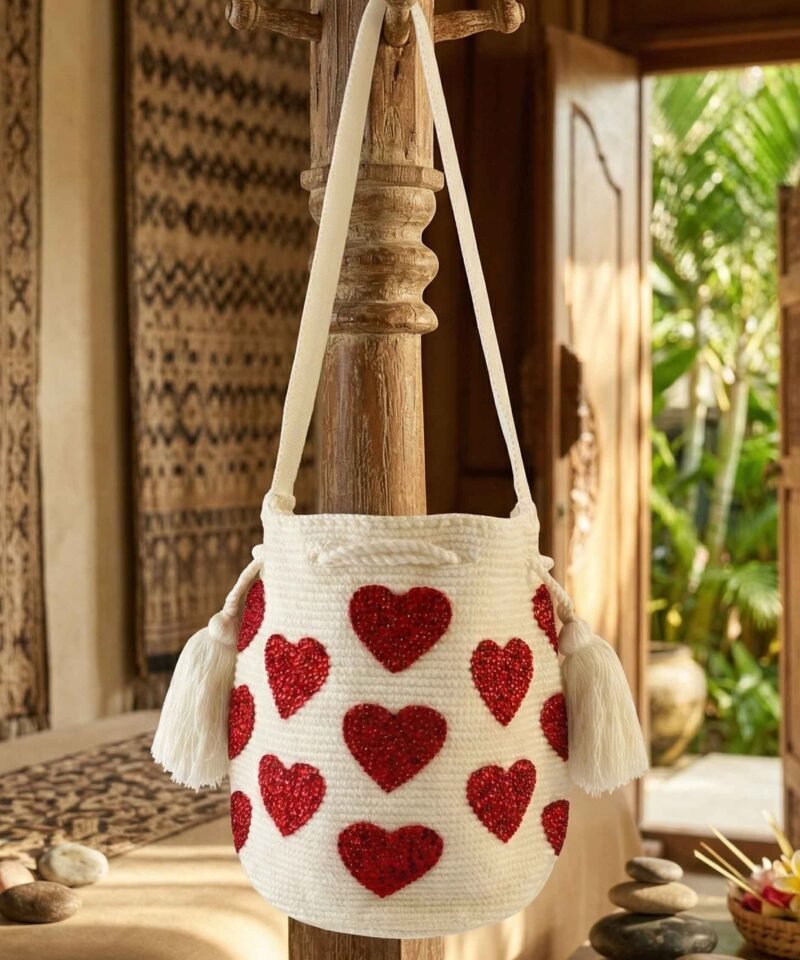Alternative view of Mochila Mediana Corazones